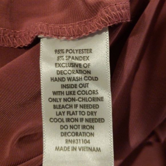 New Directions Tunic Pink Leather Lace up NWT M - Picture 7 of 8